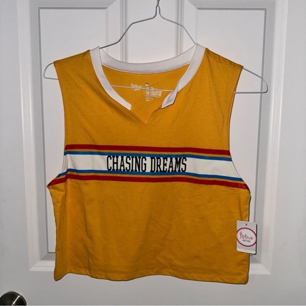 Flirtitude Chasing Dreams Crop Top NWT